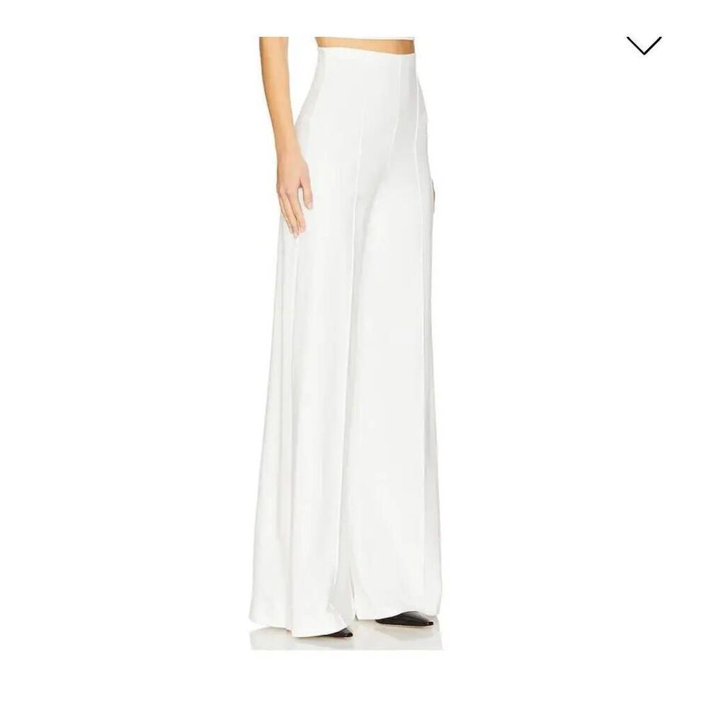 RIPLEY RADER ponte knit wide leg pant - off white sz 1+ (XL)